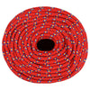 Vidaxl boottouw 8 mm 25 m polypropyleen rood