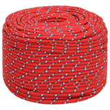 Vidaxl boottouw 8 mm 50 m polypropyleen rood - afbeelding 2