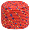 Vidaxl boottouw 16 mm 25 m polypropyleen rood