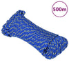 Vidaxl boottouw 4 mm 500 m polypropyleen blauw