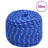 Vidaxl boot touw 6 mm 50 m polypropyleen blauw - afbeelding 1