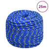 Vidaxl boottouw 8 mm 25 m polypropyleen blauw