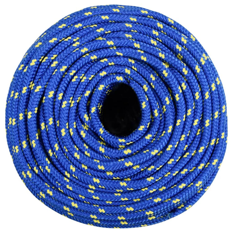 Vidaxl boottouw 8 mm 50 m polypropyleen blauw