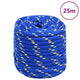 Vidaxl boottouw 16 mm 25 m polypropeen blauw