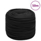 Vidaxl boottouw 10 mm 50 m polypropeen zwart