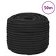 Vidaxl boottouw 12 mm 50 m polypropeen zwart