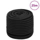 Vidaxl boottouw 18 mm 25 m polypropeen zwart