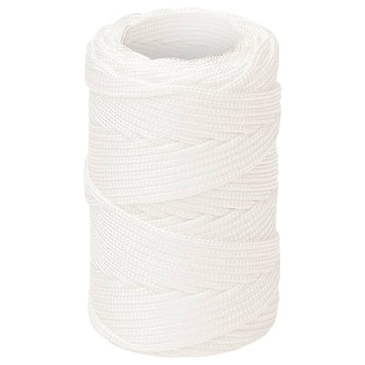 Vidaxl boottouw 2 mm 100 m polypropyleen volwit