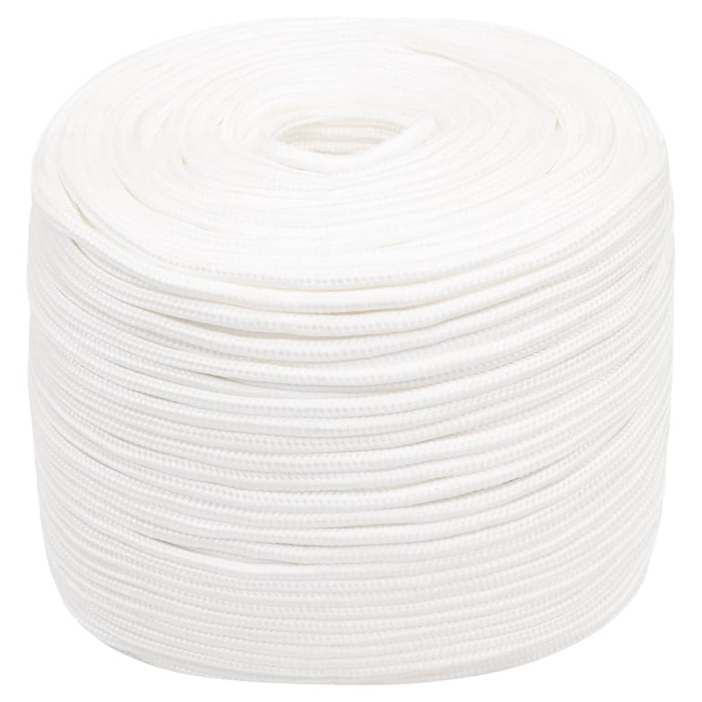 Vidaxl boottouw 6 mm 500 m polypropyleen volwit