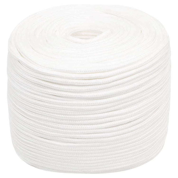 Vidaxl boottouw 8 mm 25 m polypropyleen volwit