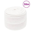 Vidaxl boottouw 12 mm 50 m polypropyleen volwit