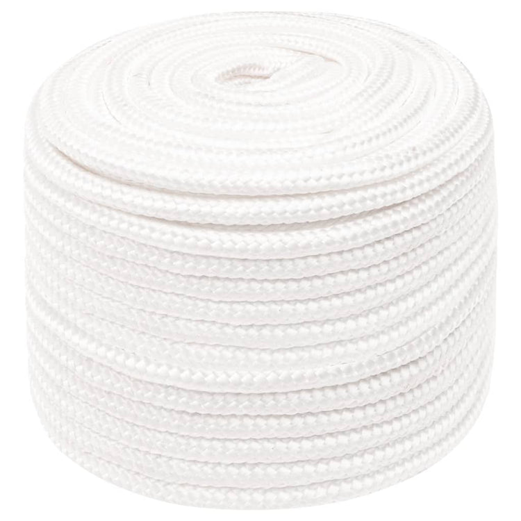 Vidaxl boottouw 12 mm 50 m polypropyleen volwit