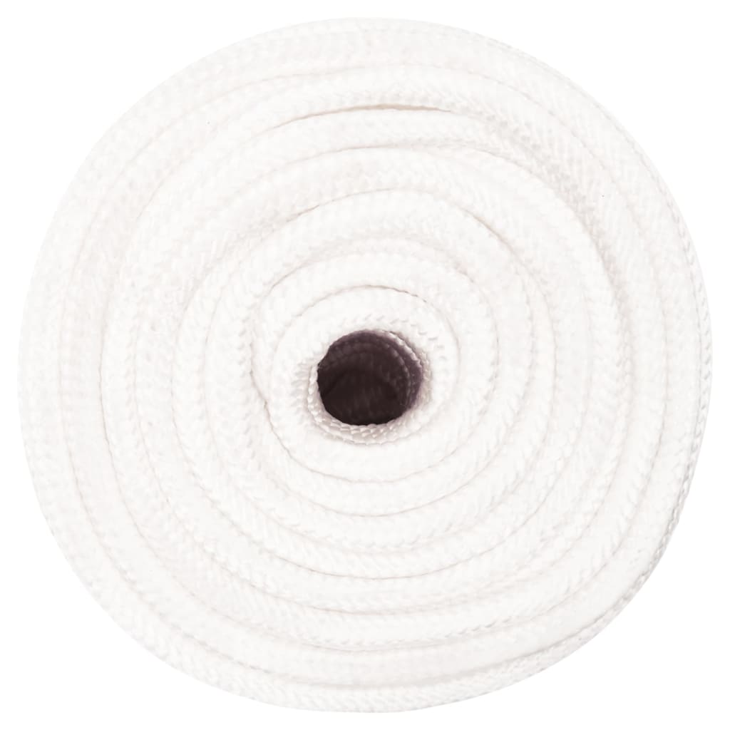 Vidaxl boottouw 12 mm 50 m polypropyleen volwit