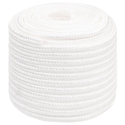 Vidaxl boottouw 16 mm 50 m polypropyleen volwit