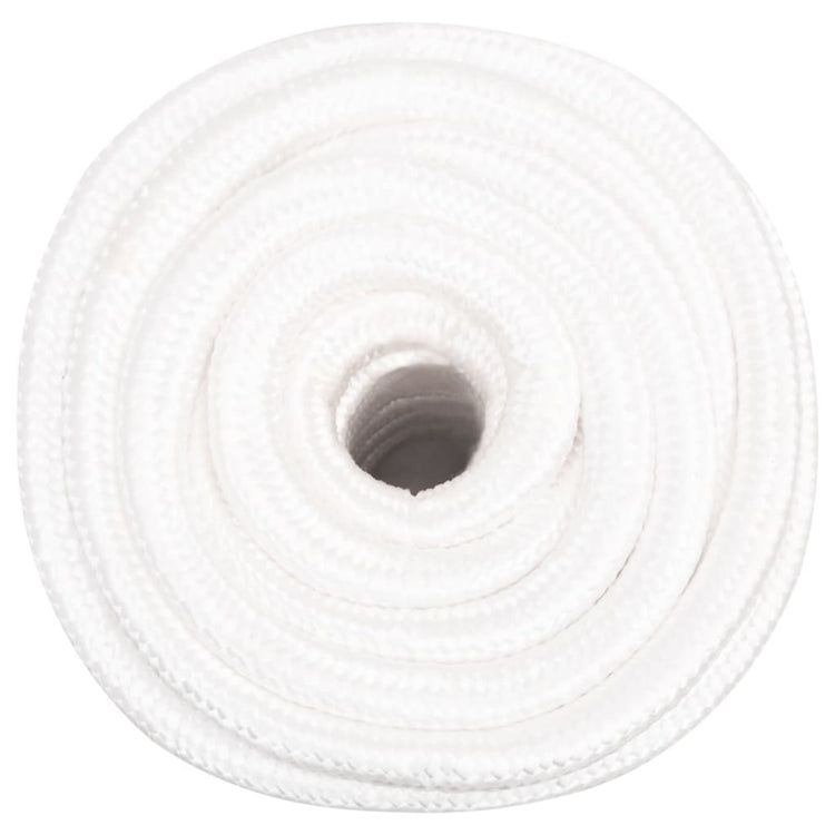 Vidaxl boottouw 20 mm 25 m polypropyleen volwit