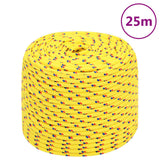 Vidaxl boottouw 10 mm 25 m polypropyleen geel - afbeelding 1