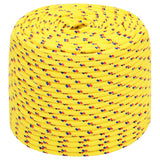 Vidaxl boottouw 10 mm 25 m polypropyleen geel - afbeelding 2