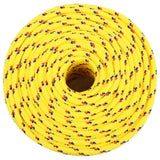 Vidaxl boottouw 10 mm 25 m polypropyleen geel - afbeelding 3