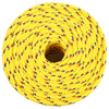 Vidaxl boottouw 10 mm 100 m polypropyleen geel