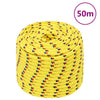 Vidaxl boottouw 12 mm 50 m polypropyleen geel