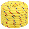 Vidaxl boottouw 20 mm 100 m polypropyleen geel