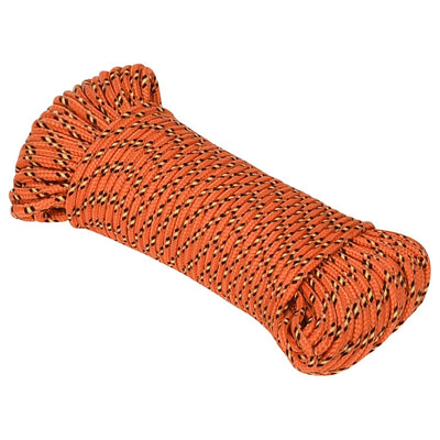 Vidaxl boottouw 5 mm 250 m polypropyleen oranje