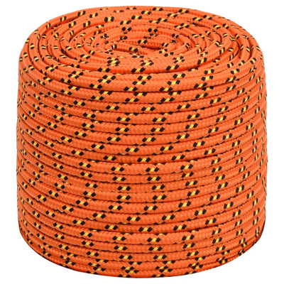Vidaxl boottouw 8 mm 100 m polypropyleen oranje