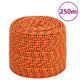 Vidaxl boottouw 8 mm 250 m polypropyleen oranje