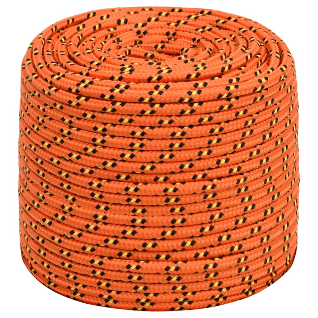 Vidaxl boottouw 8 mm 250 m polypropyleen oranje