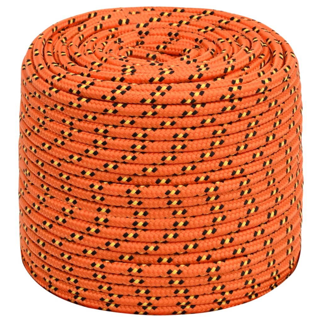 Vidaxl boottouw 10 mm 500 m polypropyleen oranje