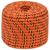 Vidaxl boottouw 14 mm 25 m polypropyleen oranje