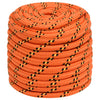 Vidaxl boottouw 16 mm 100 m polypropyleen oranje