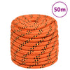 Vidaxl boottouw 18 mm 50 m polypropyleen oranje