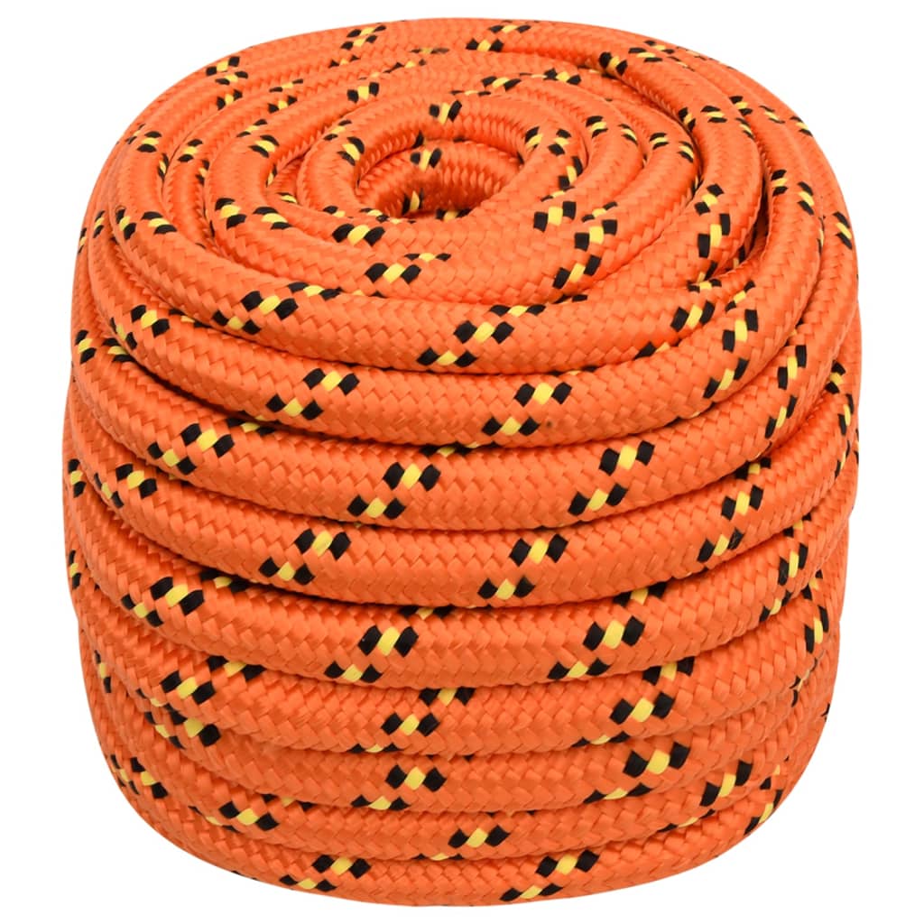 Vidaxl boottouw 20 mm 25 m polypropyleen oranje