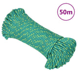 Vidaxl boottouw 3 mm 50 m polypropyleen groen - afbeelding 1