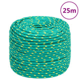Vidaxl boottouw 8 mm 25 m polypropeen groen - afbeelding 1