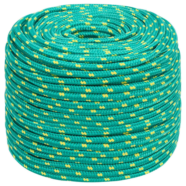 Vidaxl boottouw 8 mm 100 m polypropeen groen