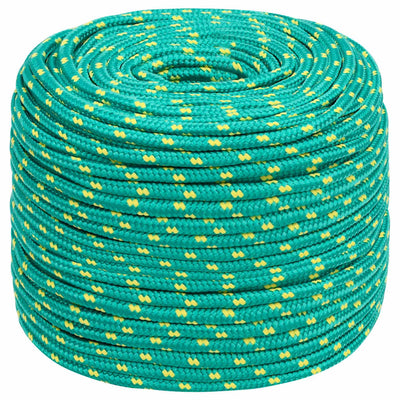 Vidaxl boottouw 10 mm 50 m polypropyleen groen