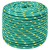 Vidaxl boottouw 14 mm 25 m polypropyleen groen