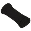 Vidaxl werktouw 3 mm 100 m polyester zwart
