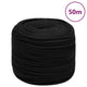Vidaxl werktouw 10 mm 50 m polyester zwart