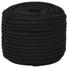 Vidaxl werktouw 12 mm 100 m polyester zwart