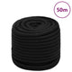 Vidaxl werktouw 16 mm 50 m polyester zwart