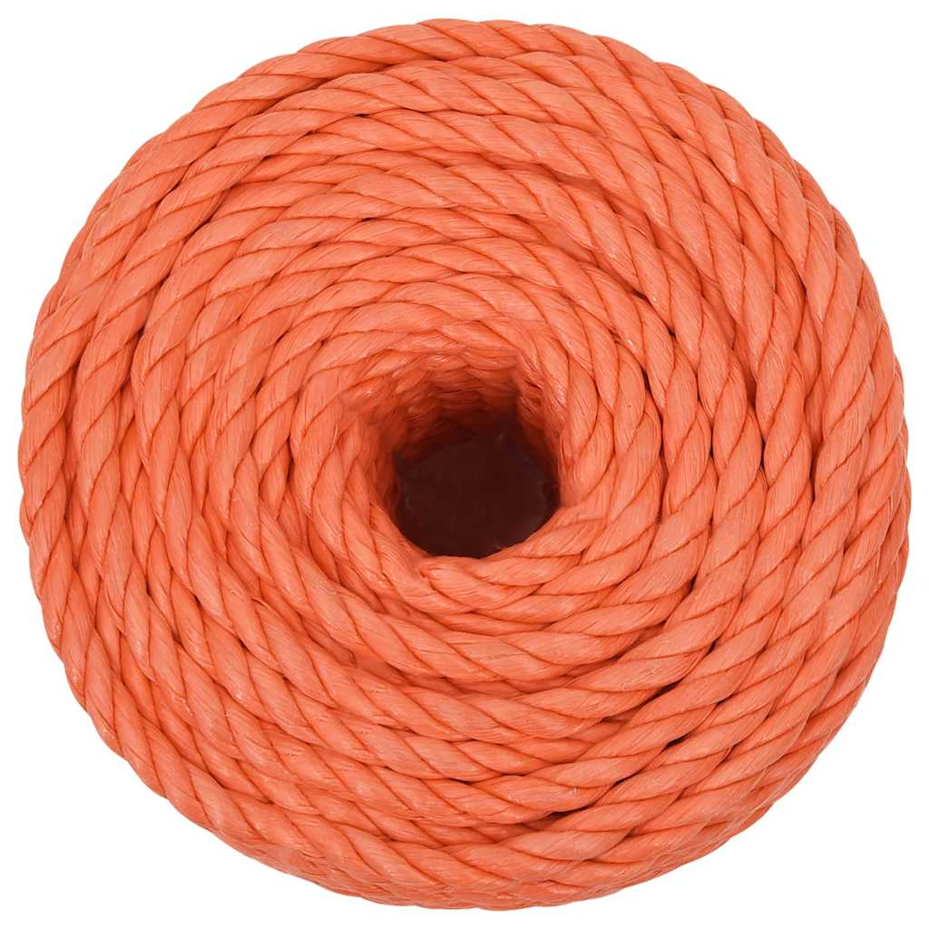 Vidaxl werktouw 14 mm 50 m polypropeen oranje