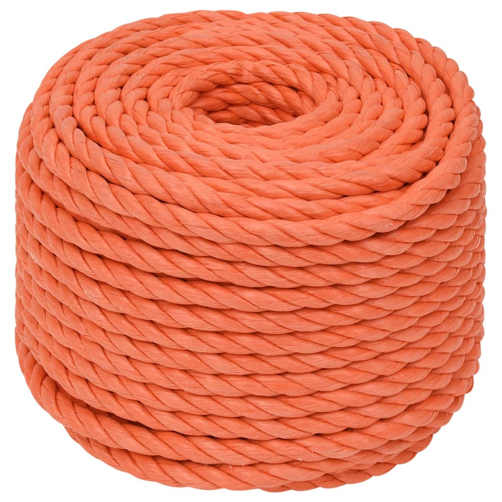 Vidaxl werktouw 16 mm 50 m polypropeen oranje