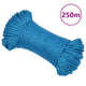 Vidaxl werktouw 8 mm 250 m polypropeen blauw