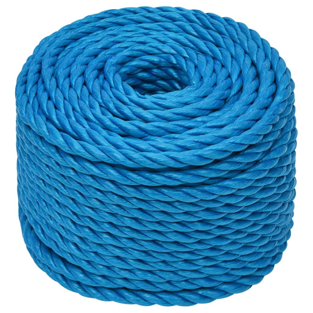 Vidaxl werktouw 14 mm 25 m polypropeen blauw