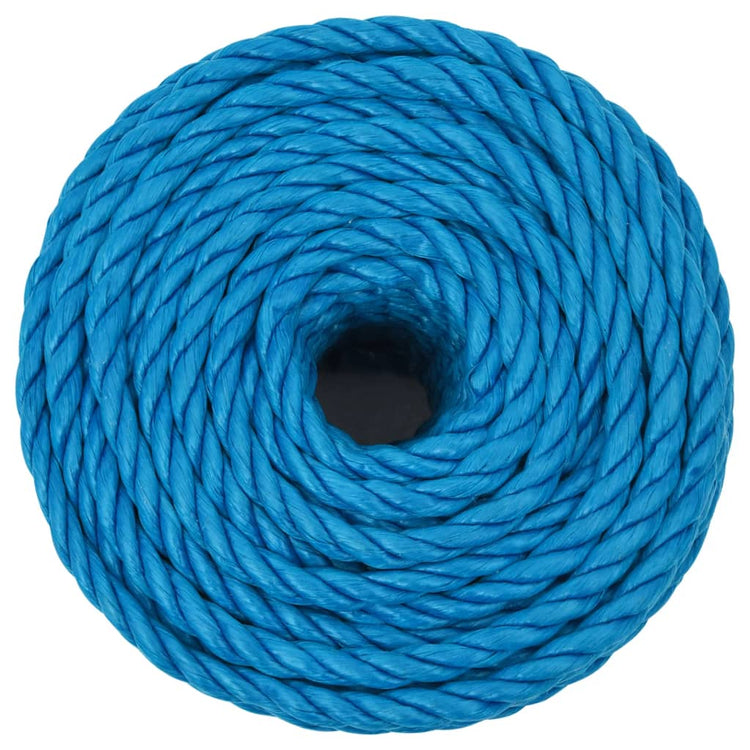 Vidaxl werktouw 24 mm 50 m polypropeen blauw