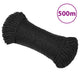 Vidaxl werktouw 6 mm 500 m polypropeen zwart