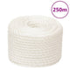 Vidaxl werktouw 14 mm 250 m polypropeen wit